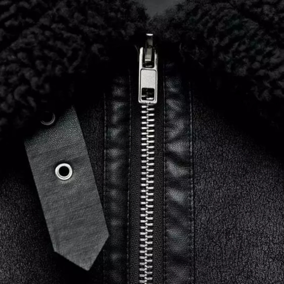 ZW COLLECTION DOUBLE-FACED BIKER JACKET SIZE XS - Picture 9 of 13